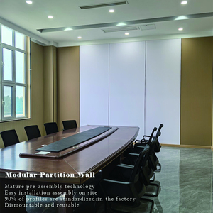 Chất lượng cao cách âm Modular văn phòng phân vùng tường tùy chỉnh âm thanh Hội Đồng Quản trị kính tủ phân vùng cho các trường học thương mại - Product Image 4