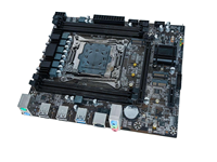 Carte mère de bureau AM4 neuve d'usine OEM X99 DDR3/DDR4 4 emplacements SATA, carte graphique intégrée Realtek LAN double canal, garantie 3 ans