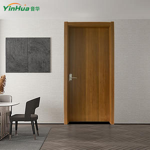 Professional Manufacturer's Fireproof Solid Wood Partition Doors Environmentally Friendly Soundproof for Bedrooms Recording - Product Image 5