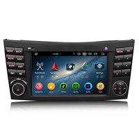 Lecteur multimédia de voiture Erisin ES5581E Android 16 GPS 4G WiFi compatible avec le tableau de bord Mercedes Benz Classe E W211 Radio stéréo