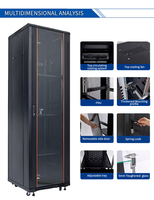 Armoire réseau extérieure étanche pour centre de données 36U 42U, rack de serveur, armoires réseau électrique montées sur poteau
