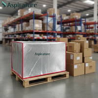 Couverture isolante personnalisée en aluminium épaissi avec bulles d'air pour la chaîne du froid, couverture isolante pour le transport, couverture isolante