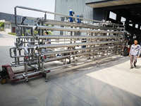 Ligne de production de jus d'orange concentré HPP, machine de pasteurisation du jus HPP