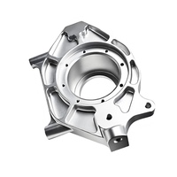 Plaques de moteur et corps de pompe usinés CNC sur mesure à 3/4/5 axes, pièces en alliage d'aluminium anodisé OEM - Marque HJ Services Guangdong