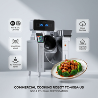 Machine de cuisson automatique en acier inoxydable pour cantines communautaires et soins aux personnes âgées, avec écran tactile numérique, auto-nettoyante et économe en énergie