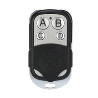 Télécommande universelle classique 2/4 boutons RF 433 MHz 315 MHz avec couvercle coulissant et cadre métallique pour portail électrique agricole et porte de garage