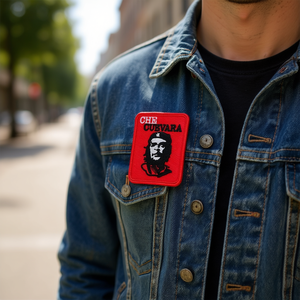 แผ่นแปะ ILAN ขนาด 5x4 ซม. รีดติดได้ ลายเช เกวารา สีแดง - Product Image 3