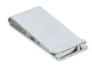 Oem biểu tượng tùy chỉnh tấm kim loại Wallet Clip stamping thép không gỉ thẻ tín dụng Clip