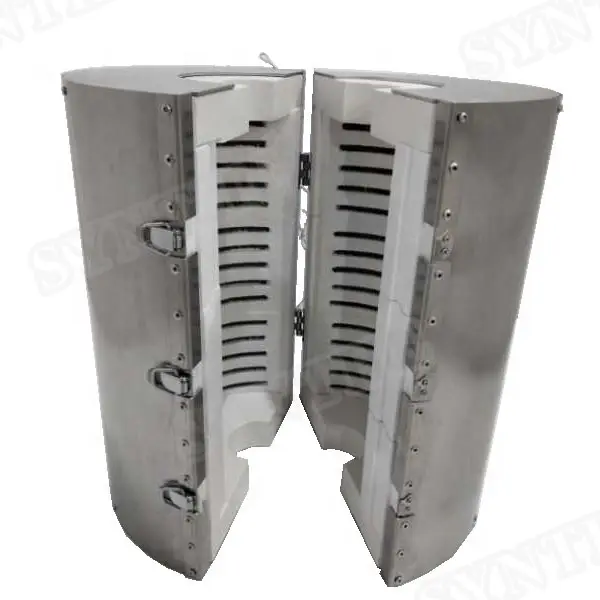 Calentador de cerámica de cilindro de alúmina de alta temperatura Vertical multifunción certificado Ce para horno