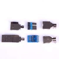 Kabel USB3.0 AM ke Micro-B 6FT Biru PVC untuk Penggunaan Komputer