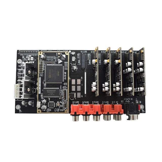 PACKBOXPRICE ADSP21489 Development Board DSP Divider ADC PCM1804 Input +DAC PCM1798 Output 4 in 6/8 Out Processor