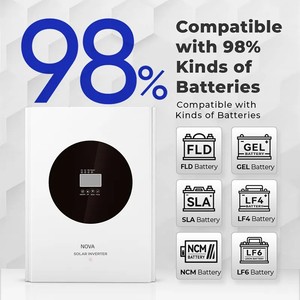 Les onduleurs MPPT 11KW 48V prennent en charge <span class=keywords><strong>9</strong></span> sorties parallèles à onde sinusoïdale pure 8KW 10KW système de kit d'onduleur solaire hybride hors réseau - Product Image 3