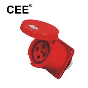 CEE 3 phase 4 pin socket bs en 60309 socket industrial socket 63a 125a