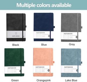 A5 Leather Personalized Diary <b>Journal</b> Custom Promotion Gift Hardcover Customizable - Product Image 2