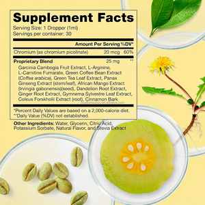 नम निजी लेबल स्लिम ड्रॉप स्लिमिंग पूरक तरल प्राकृतिक चयापचय बूस्टर खुराक गार्सिनिया कैंबबोगिया के साथ तेजी से आहार - Product Image 2