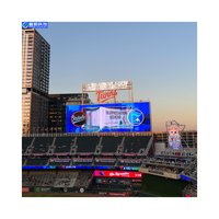 Pantalla LED Fija para Exteriores, para Estadios y Recintos Deportivos, Pantalla Publicitaria Perimetral, IP65 Impermeable, 3840Hz, a Todo Color