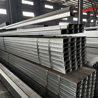 C Tipo Acero Negro Galvanizado Laminado en caliente H Beam Aplicación de construcción de acero Canal C Acero Carbono Suave Purlin CZ Beam