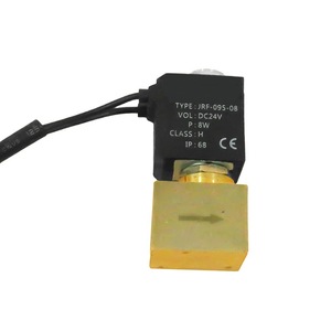 JRF-095-08 วาล์วตรวจสอบแม่เหล็กไฟฟ้า DC24V 8W IP68 สำหรับการใช้งานน้ำและอากาศ - Product Image 1