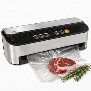 Máquina Selladora al Vacío Automática de 80 kPa para Conservación de Alimentos Secos y Húmedos, con Manguera Externa y Cortador de Bolsas - Regalo de Cocina para Mamá - Product Image 1