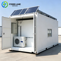 Chambre froide isolée tout-en-un à faible consommation d'énergie pour la conservation longue durée de tous les aliments