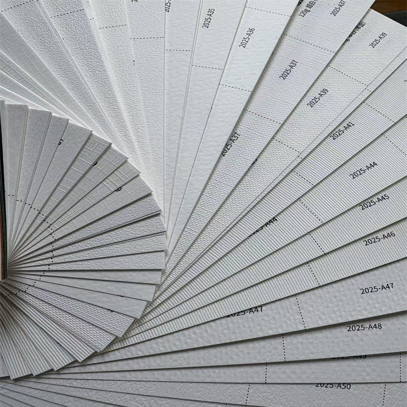 Wholesale 180/250/300gsm White Embossed Specialty Textured Wrapping Paper with Recycled Materials for Photo Frames