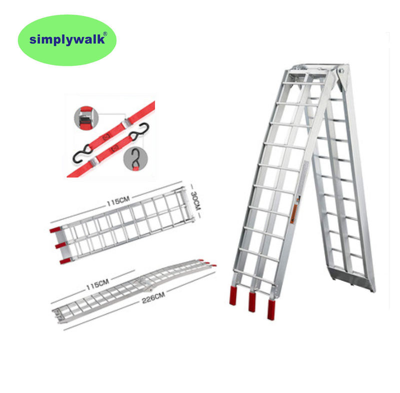 Aluminum Loading Motocross Ramp Motorized Motorcycle