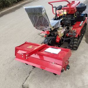 Motoculteur rotatif de type chenille, petit tracteur diesel et cultivateur agricole multifonctionnel pour la culture de la <span class=keywords><strong>poire</strong></span> se vendent bien en gros. - Product Image 2