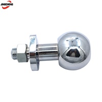 Boule d'attelage standard pour remorque avec écrou de fixation et rondelle, accessoire universel de remplacement pour attelage de remorque