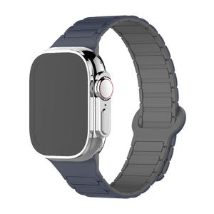 สายนาฬิกาซิลิโคนแม่เหล็กสำหรับ <span class=keywords><strong>Watch</strong></span> S10/<span class=keywords><strong>S8</strong></span>/S7 พร้อมดีไซน์กันน้ำ ระบายอากาศได้ดี หัวเข็มขัดแบบแฟชั่น - Product Image 2