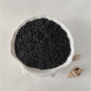 La mejor calidad, buen precio, 50-150, arena negra de alto grado, esmeril de cuarzo de color fino puro, no tóxico, hecho a máquina para exteriores - Product Image 4