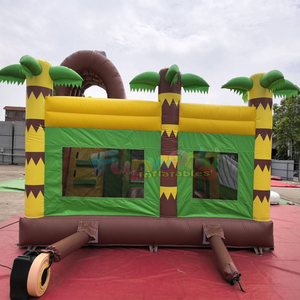 Château gonflable, parc à dinosaures gonflable, château rebondissant avec toboggan, structure de jeux gonflable commerciale pour enfants, trampoline rebondissant - Product Image 3