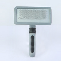 Pointe carrée personnalisée aiguille peigne en tissu épilation pour animaux de compagnie outil de beauté en plastique chien produit de nettoyage pour le toilettage