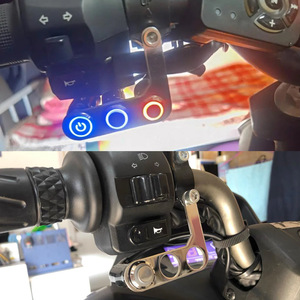 Interruptor de botón de acero inoxidable de 16 mm con cable a prueba de agua para modificación de motocicletas y vehículos eléctricos - Product Image 4