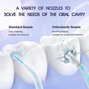 Nuevo Irrigador Bucal Portátil con 4 Boquillas, Chorro de Agua Dental con 3 Modos, Limpiador de Dientes - Product Image 5