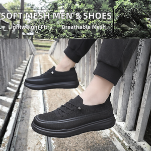 Mocassins Tendance en Maille avec Semelle PU Ultra Douce pour Hommes, Grandes Tailles, Chaussures de Marche et de Jogging Confortables pour l'Été - Product Image 2