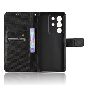 เคสโทรศัพท์แบบฝาพับหนัง PU ลายกระเป๋าสตางค์เพชรสุดหรูสำหรับ VIVO Y29 4G - Product Image 3