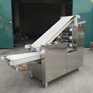 <b>Commercial</b> Multifunctional Motor-Driven Food Grade Stainless Steel Tortilla Lavash <b>Naan</b> Arab Bread Roti <b>Making</b> <b>Machine</b> 90pcs/min - Product Image 1