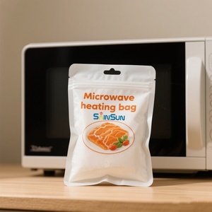 Bolsa de Plástico para Envasado de Alimentos Congelados, con Diseño de Logotipo Personalizado, Apta para Calentar en Microondas - Product Image 2