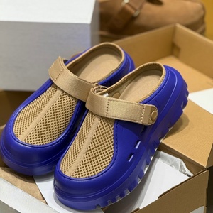 Nouvelles sandales d'été 2026 à semelle épaisse, rehaussées, de créateur, à scratch, respirantes, légères, pour la plage, en PU, pour hommes et femmes - Product Image 4