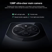 Pour Redmi 14C 4 Go + 128 Go Smartphone 5G Écran OLED 6,8 pouces Octa Core Anglais Double SIM Charge rapide 120 W Beauté