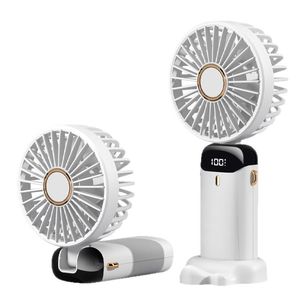 Mini soporte de teléfono de escritorio USB portátil N15, pequeño ventilador eléctrico de mano plegable con pantalla Digital, electrónica de consumo - Product Image 1