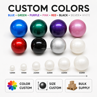 Vente Flash : Trackball pour Souris d'Ordinateur en Plastique 19 mm 14 mm, Surface Polie, Couleurs Personnalisables (Bleu, Vert, Rose, Argent, Violet)