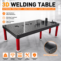 Nouvelle table de soudage modulaire industrielle 3D en acier Q355, traitement de nitruration, résistante à l'usure
