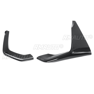 F83 Car Side Skirt Lip Front Bumper Lip <b>Splitter</b> Spolier Winglet Aprons Guard for BMW F80 M3 2014-2019 F82 F83 M4 2015-2020 - Product Image 3