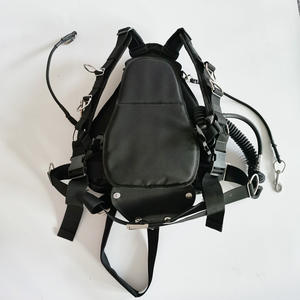 DPR Sidemount <span class=keywords><strong>Harness</strong></span> Sistem Selam Scuba, Tali Ikat Pinggang Menyelam Teknologi Hitam (Cordura) - Product Image 2