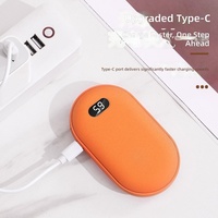Chauffe-mains Power Bank USB-C à double chauffage, affichage numérique, logo personnalisé, mini appareil chauffant électrique pour l'extérieur