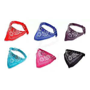 Large Size Adjustable <b>Dog</b> <b>Collar</b> with Bandana, Waterproof Fabric Pet Neckwear <b>for</b> <b>Dogs</b>, Elegant Modern Print Design, Comfortable - Product Image 5