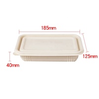Boîtes de fécule de maïs récipient alimentaire boîte à lunch jetable boîtes d'emballage alimentaire à emporter jetables