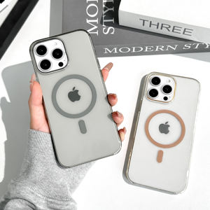 Estuche Rígido Original de Lujo para PC 2025 para <span class=keywords><strong>Samsung</strong></span> <span class=keywords><strong>23</strong></span> 24 Ultra con Soporte Transparente para Carga Inalámbrica, Nuevo Diseño - Product Image 6