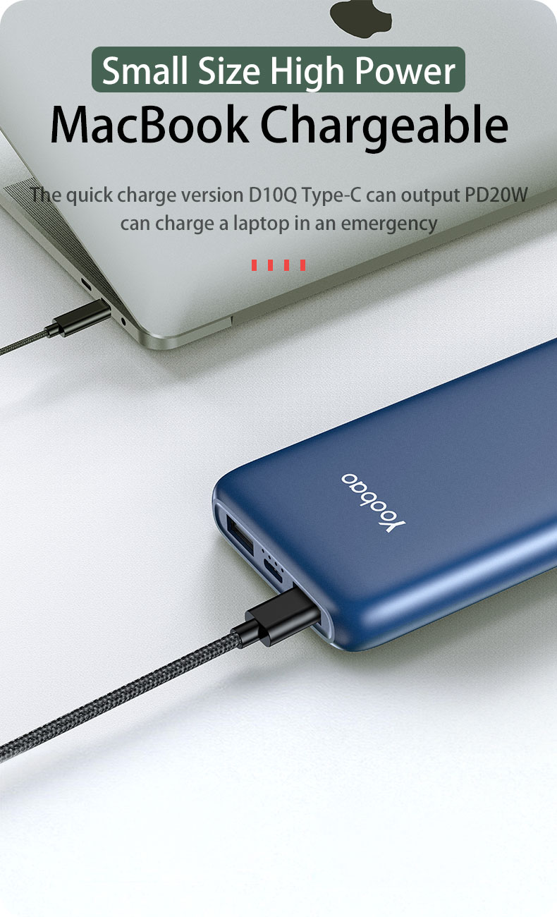 Sạc dự phòng sạc nhanh YOOBAO D10Q 10000mAh